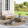 McBain Armless Wicker Sofa*2 And Coffee Table