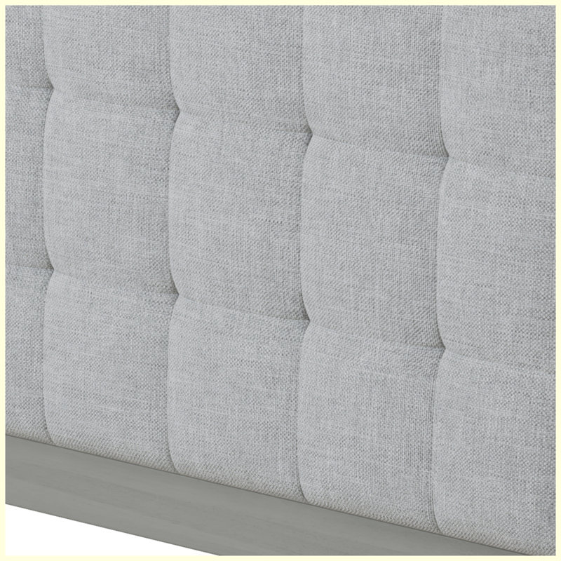 Solid Wood Platform Upholstered Headboard, California King
