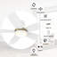Ventilateur de plafond encastré avec lumière Mintun-291423000