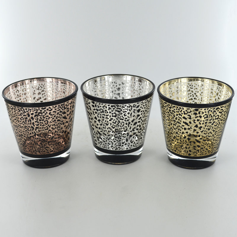 3 Piece Glass Tabletop Votive Holder Set
