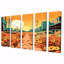 Ensemble de 5 décorations murales «Gribble - City Buildings»-106423461