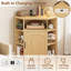 Armoire de rangement d'angle 33 "avec station de charge-132295542