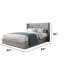 Lit plateforme tapissier avec lit de rangement relevable hydraulique, tête de lit capitonnée à oreilles, cadre de lit moderne, gris, grand-1973092673-1973092684