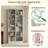 79.7"H 6 Shelf Bookcase With 2 Adjustable Shelves-1005725398