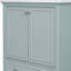 Ensemble de meuble-lavabo 30 po avec lavabo, armoire de salle de bain multifonctionnelle avec portes et tiroir, structure solide et panneau de fibres à densité moyenne-7929166-7929165