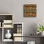 Art mural en verre acrylique 12 po x 12 po «Patchwork Lodge And Cabin» par Art Licensing Studio
