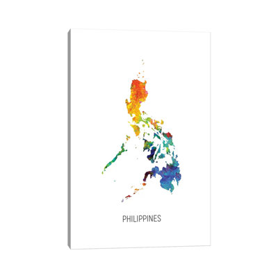 " Philippines Map " by Michael Tompsett
