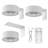 Mini Wall Sconces, 0.5W, White, Remote, Dimmable, Timer, 1200Mah Battery