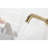 Brushed Nickel Wall Mounted Sink Faucet With Pop-Up Drain, Single Handle For Simple Water Temperature Control, Splash Feature, Stainless Steel Build Bathroom Mount - Effective Design,-124241822