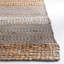 Tapis gris / naturel à tissage plat Soliz-807308335
