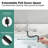 Widespread  2-Handle Pull Out Sprayer Bathroom Sink Faucet With 360 Swivel Spout-111971022