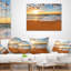 Oreiller incroyable en mer sous nuageux seascape-123399699