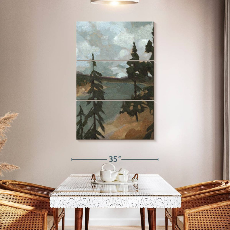 Alvord Yellowstone River I, 50" H x 32" W