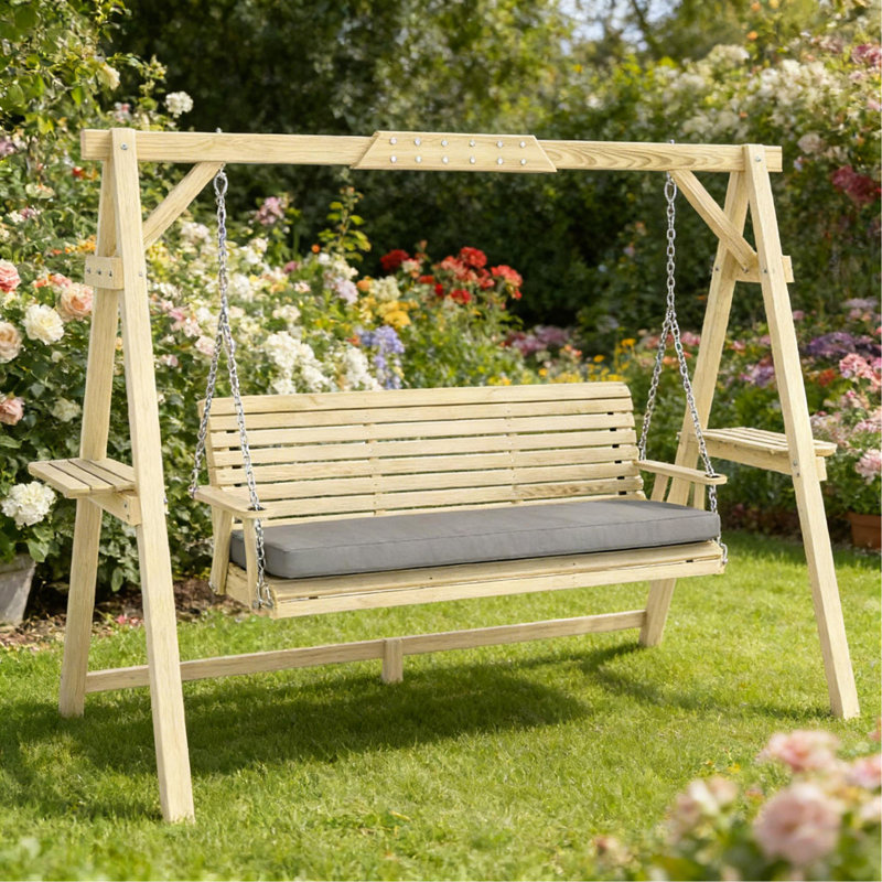Balancelle de jardin Chic, Bois naturel
