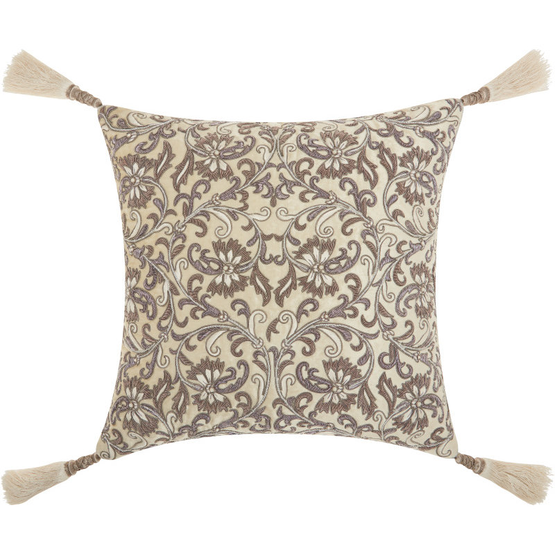 Couture Luster Velvet Throw Pillow