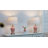 23" Ceramic Bedside Table Lamp Set with Bulbs-376151609