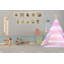 Blue Elephant 121.92cm W x 121.92cm D Indoor Canvas Triangular Play Tent-1746716165