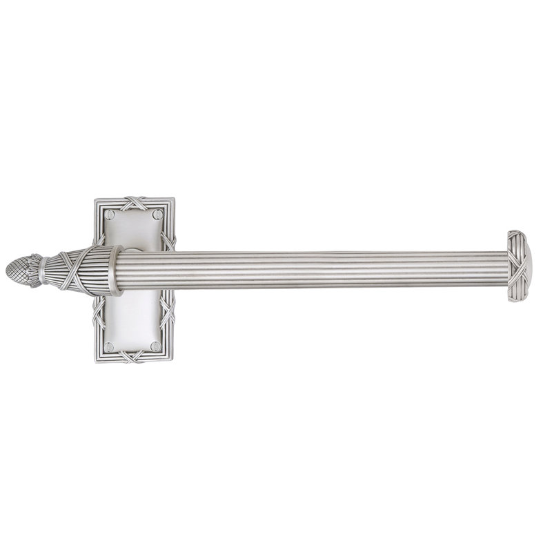 HYDE PARK 12" HAND TOWEL BAR; POLISH GOLD FINISH, Silver, 3.75" H x 14.25" W x 4.5" D