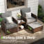 Ensemble de conversation en rotin pour 2 personnes avec repose-pieds Idamarie-105270514-90802522