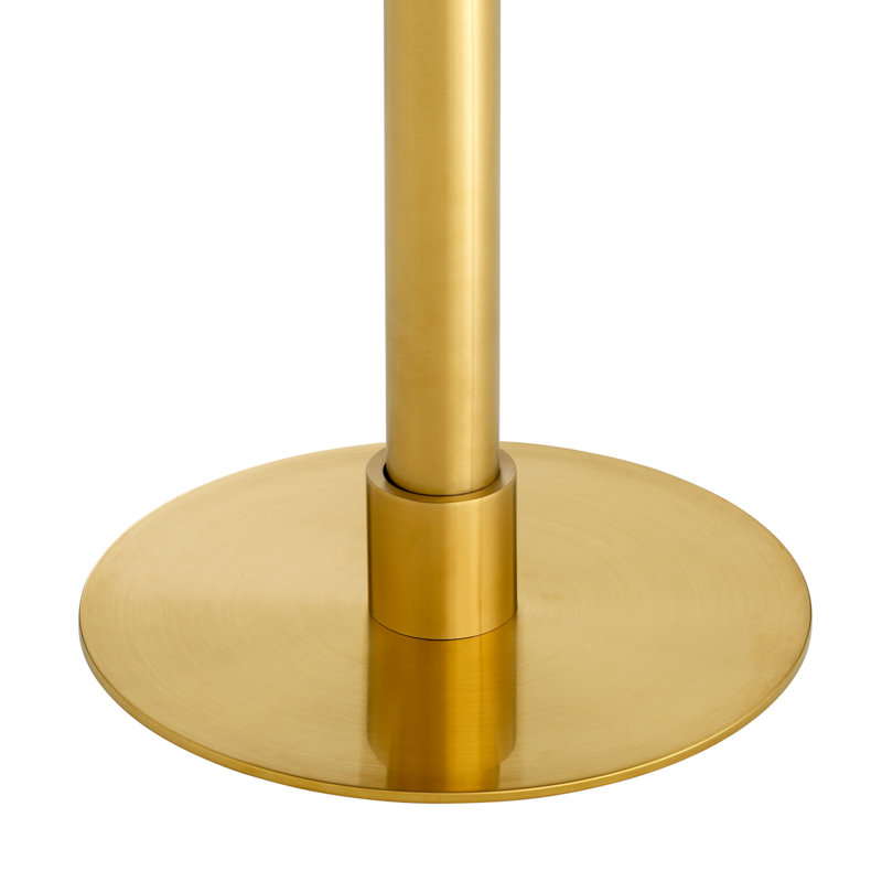 Dining Table Terzo Brushed Brass Finish - Base