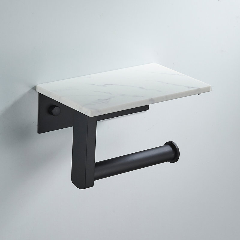 Porte-papier hygiénique Forble® Ultra Marble, Noir mat