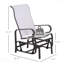 Fauteuil oscillant d'extérieur de patio, mécanisme léger à bascule lisse pour cour arrière beige-165826804