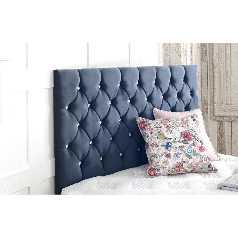 West Upholstered Headboard, Marine, Small Single (2'6)