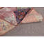 Tapis rétro, tapis rouge antique, tapis géométriques, tapis turcs, petits tapis de 3,3 x 3,3 pieds, tapis frais