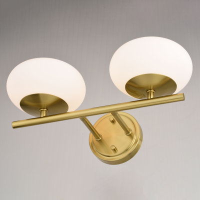 Éclairage pour meuble-lavabo à 2 lumières à intensité variable Lorinza