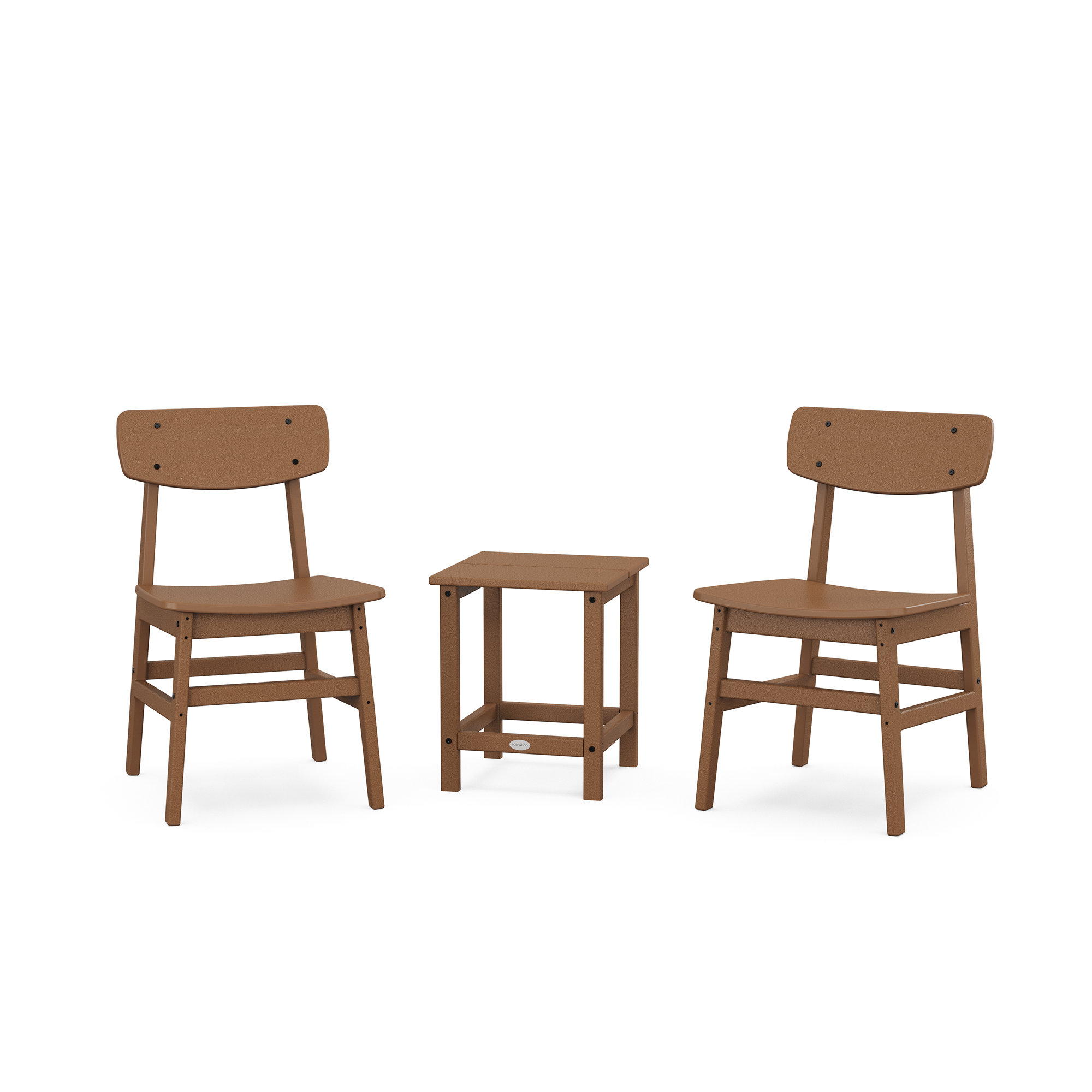 Modern Studio Urban Chair 3-Piece Seating Set, Teak