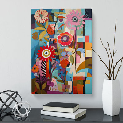 Brimson Flowers Constructivism Vol.1 - Wrapped Canvas