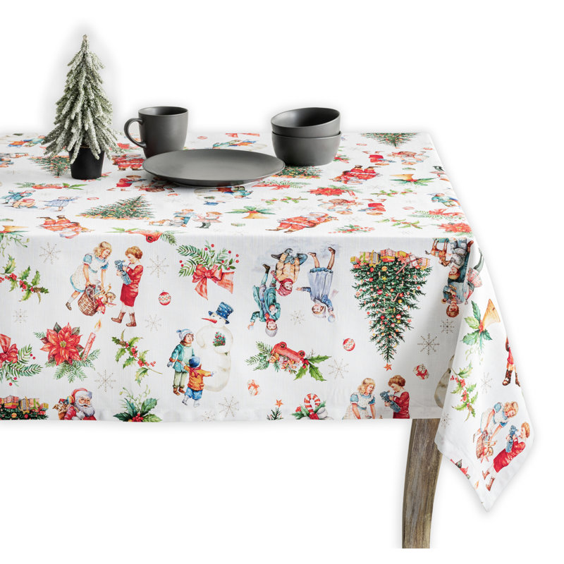 Maison D' Hermine Chromo 100% Cotton Tablecloth, 72" x 54"