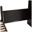 Lit superposé simple à 3 tiroirs avec bureau et armoire en L 118,3 po x P 94,1 po x H 62,2 po