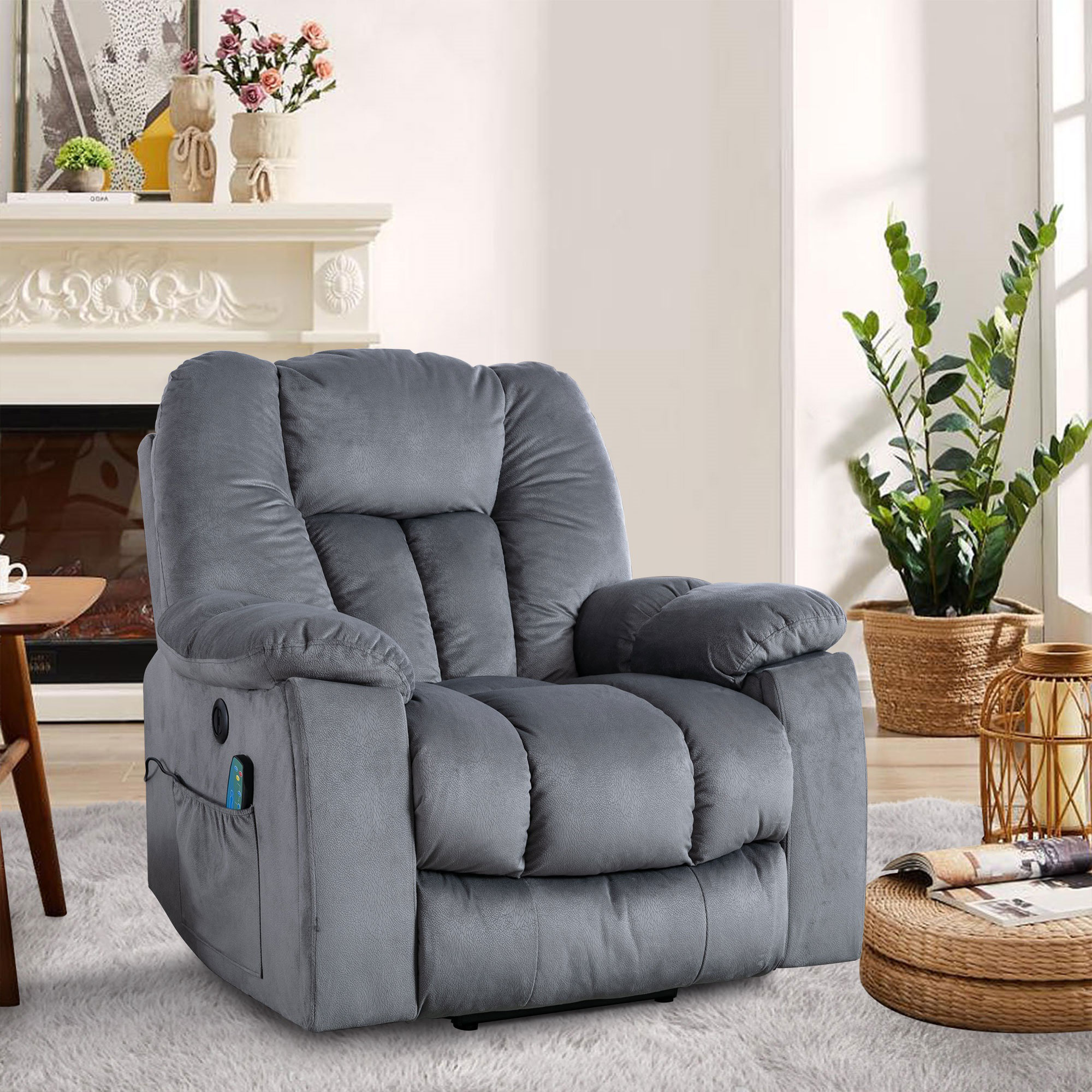 Recliner Cushion Plush Chair Cushion Sofa Seat Cushion Integrated