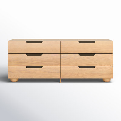 Beethoven Wood 6 Drawer Dresser