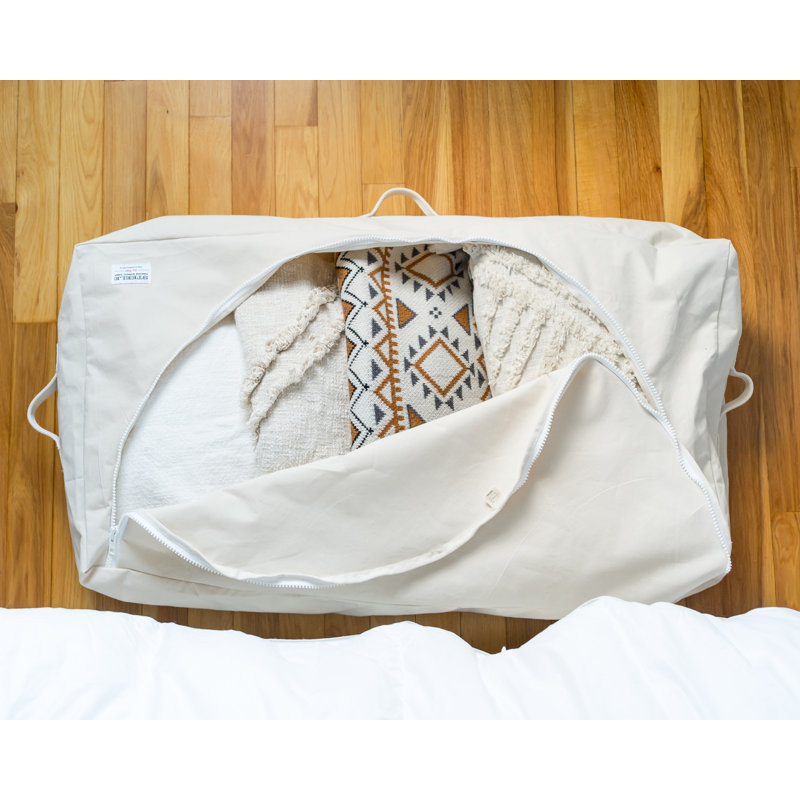 Toile avec rangement sous le lit, Naturel