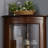 Nut-brown Solid Wood+Glass Display Cases