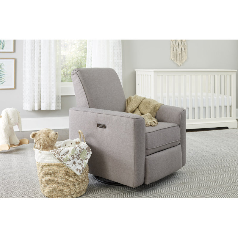 Fauteuil coulissant et pivotant à inclinaison électrique Aayliah, Beige