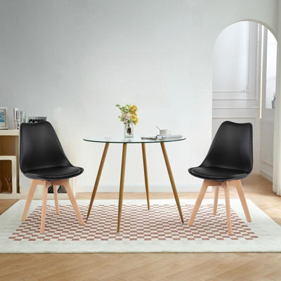 2 - Person Four Leg Base Dining Set