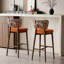 Walnut Solid back side Chair(Set of 2)-133330474-133330479