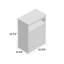 Ian ECOFLEX Dog Feeding Station with Built-In Storage & Double Bowls-31168704