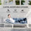 Wicker 5 - Person Garden Lounge Set with Cushions