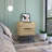 Augusta 2 Nightstand End Table Side Table Four Legs Two Drawers Light Oak-1831729367