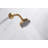 Ardua Collection Shower Trim Only: 4-Function 4" Round Shower Head, Single Handle Set & Rough-in Valve Included - Brushed Gold-92460977