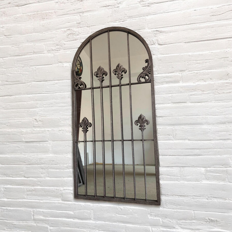 Stoneham Metal Arch Mirror