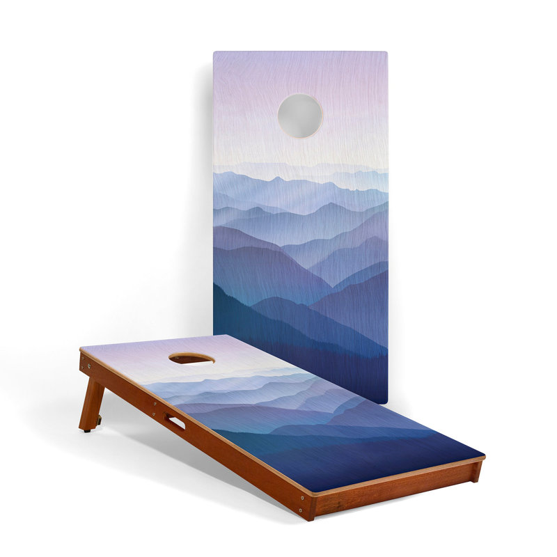 Planches de cornhole en acajou du parc national des Smoky Mountains, H 48 po x l 24 po x P 3 po