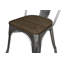41.91cm H Slat Back Stacking Side Chair-623164406