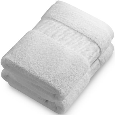 Panavista 2 - Piece 100% Cotton Bath Towel Same-Size Set Guest Room Case Pack