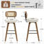 Swivel Upholstered Counter Stool-2137864721