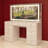 Boahaus Elara Extra-Large Vanity Desk with LED Mirror – 11 Drawer Makeup Vanity Designed as a Complete Dressing Station with Integrated Power and Speakers-97678370